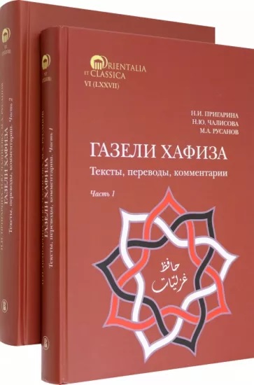 Ghazals of Hafiz. Texts, translations, commentaries